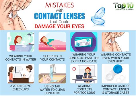 10 Mistakes With Contact Lenses That Could Damage Your Eyes Top 10 Home Remedies