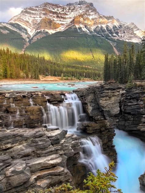 Athabasca Falls Jasper Alberta Canada 2671x3561