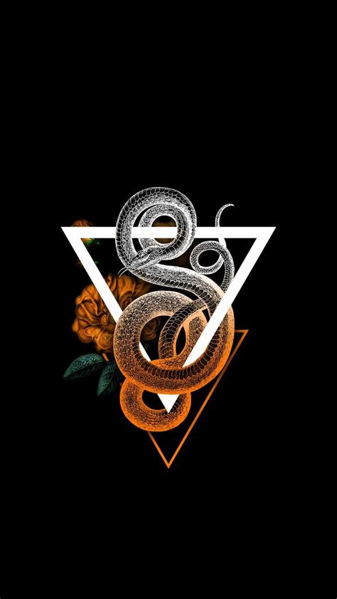 Snake Triangle Iphone Wallpaper Iphone Wallpapers Iphone Wallpapers