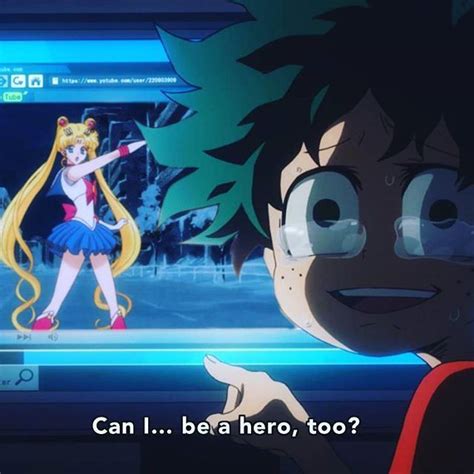 Deku Bnha Bokunoheroacademia Sailormoon Anime