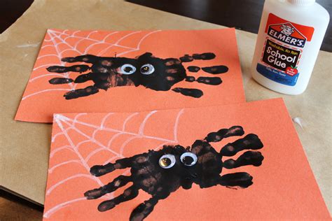 Hand Print Spider Halloween Craft Ipinnedit