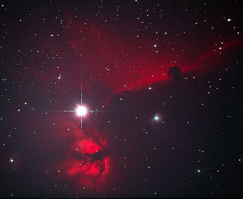 Horsehead And Flame Nebula Alnitak In Orions Belt Astronomy Images