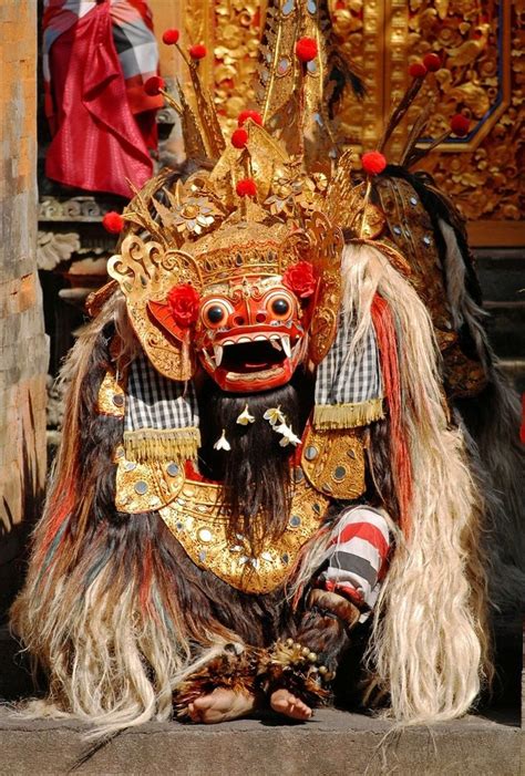 Mask Bali Balinese Dance Barong Barong Bali Bali