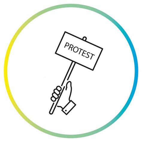 Premium Vector Protest Icon Vector