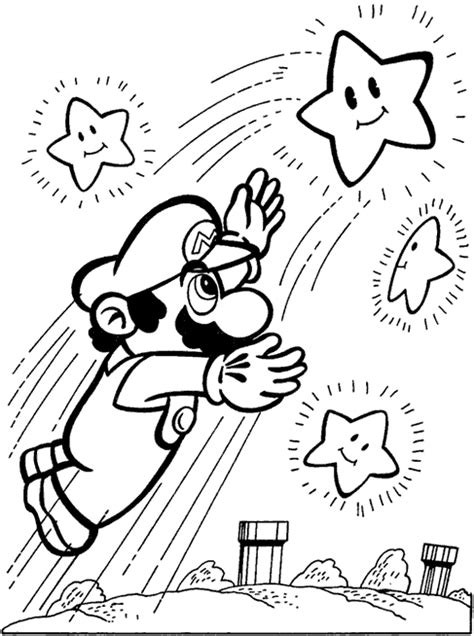 Mario Character Coloring Pages Print - Best Coloring Pages Collections