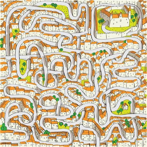 Most likely the jukebox will be available in the next update in the town and pizzeria. Old Town Maze Game. For children. Hand drawn illustration ...