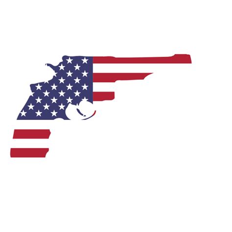American Flag Gun Silhouette Free Svg