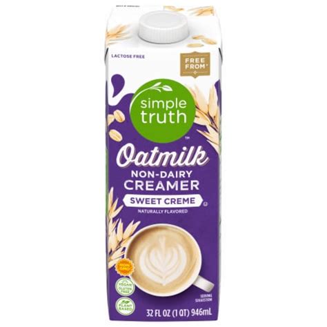 Simple Truth Non Dairy Oatmilk Sweet Cream Creamer 32 Fl Oz Kroger