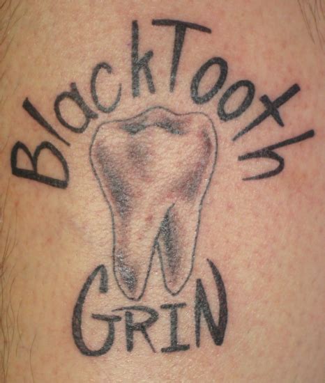 Black Tooth Grin Tattoo By Khalil Rivera Tattoonow
