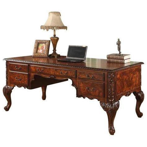 Best Master Furniture Cd120 Executive Traditional Office Desk With Hand