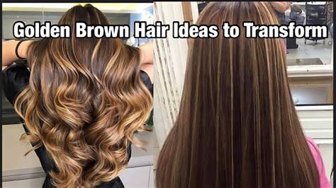 Top 100 Image Brown Hair With Golden Highlights Thptnganamst Edu Vn