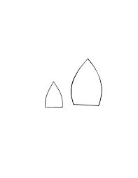 Draw eyes using a black paint marker. Image result for unicorn horn and ears template | Unicorn ...