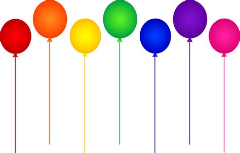 Birthday Balloons Free Birthday Balloon Clip Art Clipart Images 7