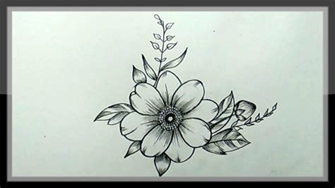 Beautiful Flowers Drawing Step By Step