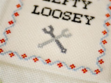 You can download as much as you like and enjoy the fun of cross stitching to the full. Free Downloadable Subversive Cross Stitch Pattern: Righty Tighty, Lefty Loosey | DIY