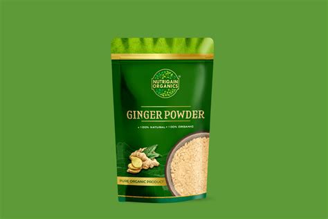 Nutrigain Organic Ginger Powder Creador Designs Creativity Is In