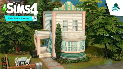 Art Deco Tiny House The Sims 4 Speed Build Youtube