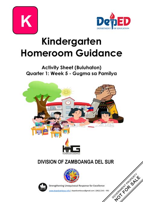 Q1 Week 5 K Hg Kindergarten Modules K Kindergarten Homeroom