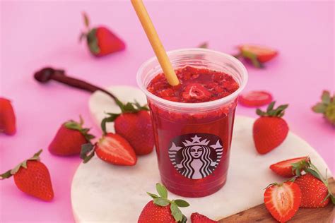Strawberry Acai Refresher Similar To The Starbucks Version Farm To Palms