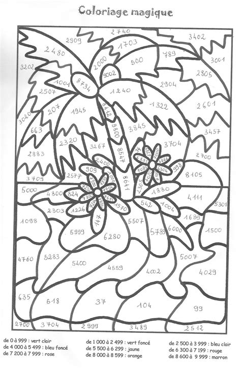 13 Magnifique Coloriage Magique Ce1 Stock