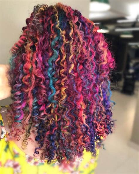 50 Stunning Rainbow Hair Color Styles Trending In 2021