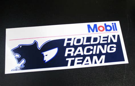 Mobil Hrt Holden Racing Team Logo Sticker Decal Memorabilia Genuine