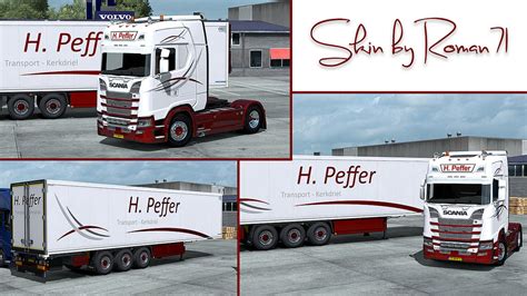 Scania NG S H Peffer Skinpack ETS2 Mods Euro Truck Simulator 2