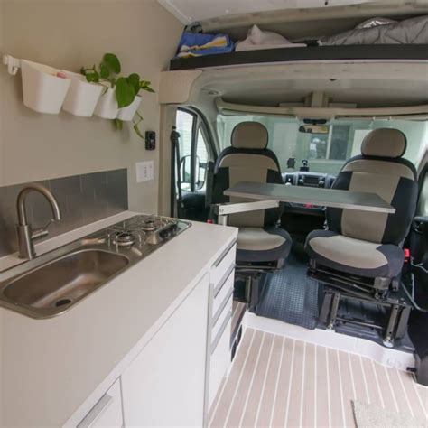 Cool Mini Rv Motorhome In A Small Dodge Ram Promaster Camper Conversion Use This Vanlife Blog