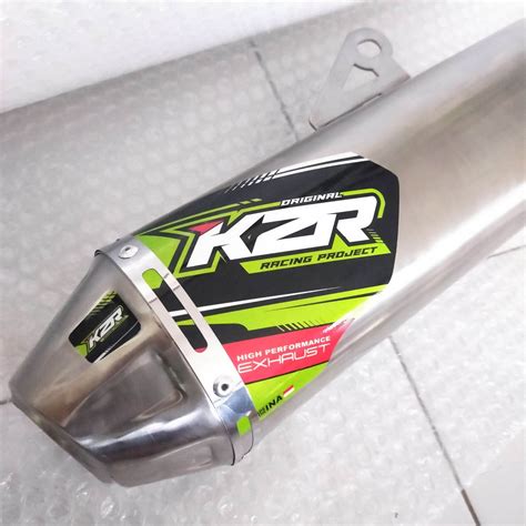 KNALPOT KLX 150BF SS SE CRF 150L WR 155 D-TRACKER ORIGINAL KZR RACING