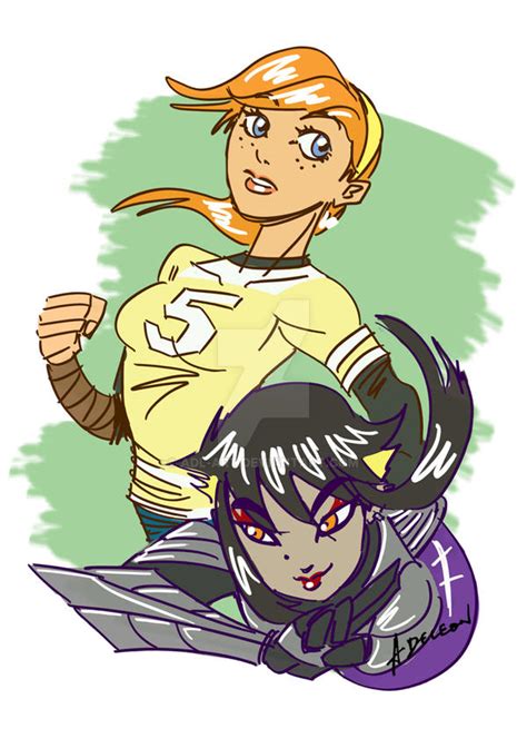 April And Karai By Adl Art On Deviantart