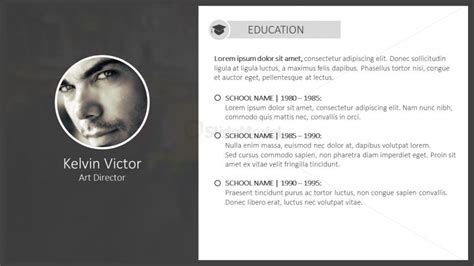 Whether for business or personal use, classics is. Personal CV Powerpoint Templates - SlideModel