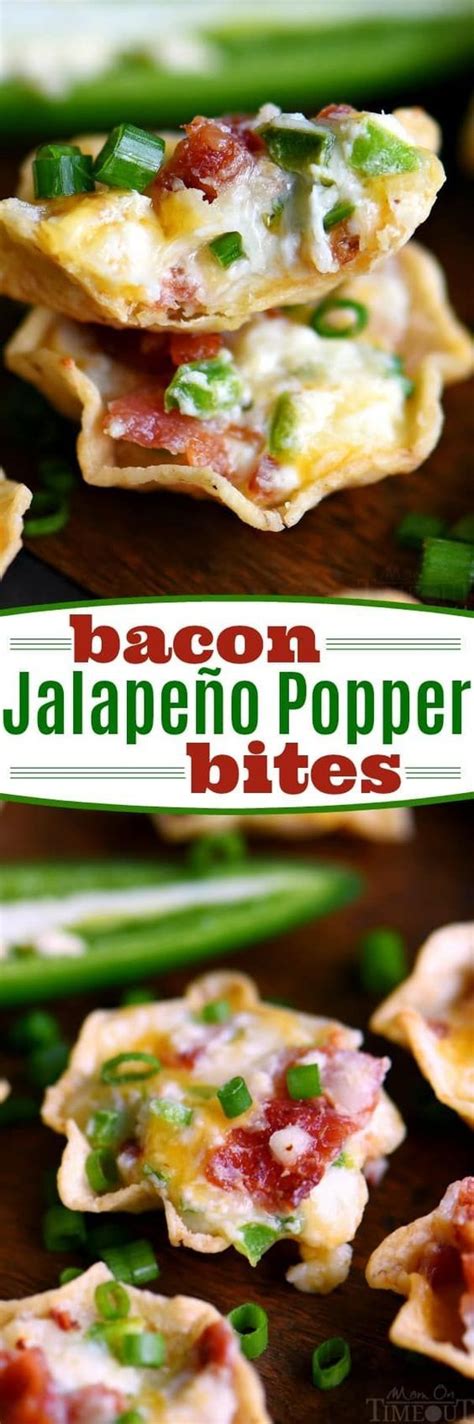 Bacon Jalapeno Popper Bites Diy Food Recipes Appetizer
