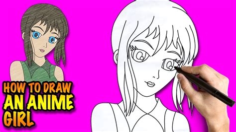 How To Draw A Girl Anime For Beginners