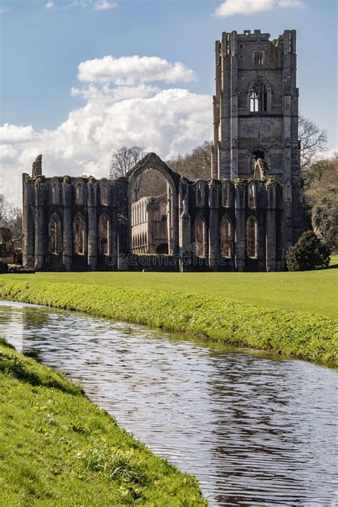 Fountains Abbey Yorkshire United Kingdom Stock Image Image Of