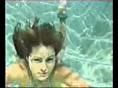 Underwater Brunette Woman YouTube