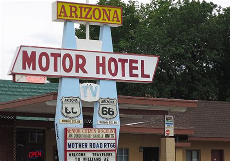 Motor Hotel På Route 66 I Williams Arizona