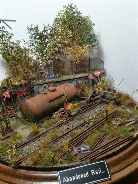 Abandoned Rail By George Mefsut Diorama Model Train Scenery