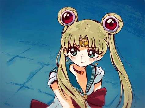Tsukino Usagi And Sailor Moon Bishoujo Senshi Sailor Moon Drawn By Urajirogashi Danbooru