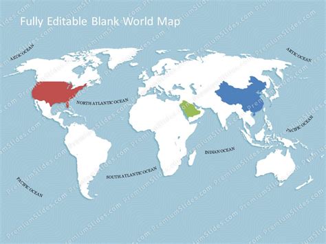 world map template  powerpoint premiumslidescom
