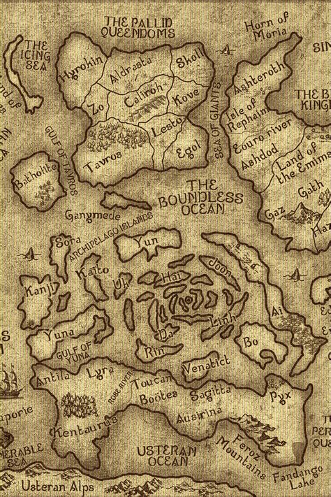 Fantasy Map On Behance