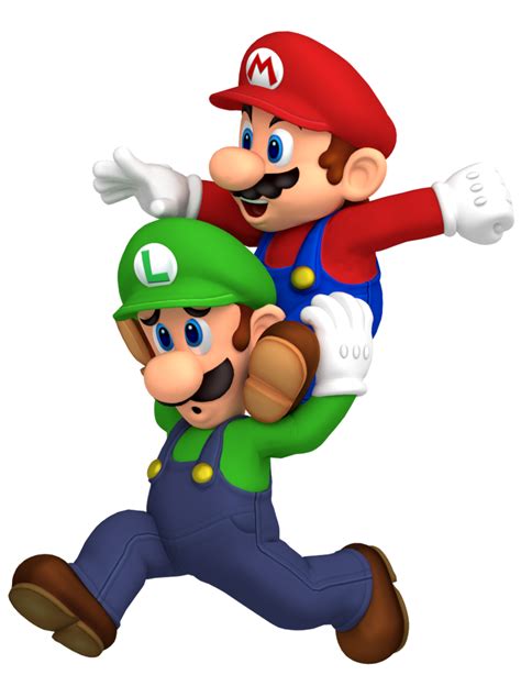 Mario And Luigi Superstar Saga Artwork Render By Nintega Dario Super