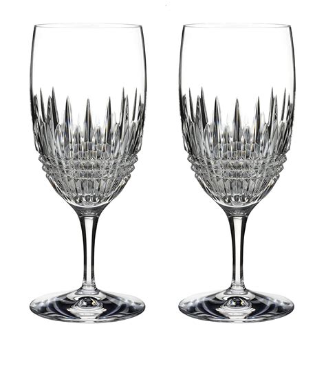 set of 2 lismore diamond essence highball glasses 540ml