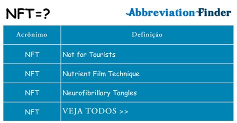 This makes them useless as a currency, but quite useful for other things—such as crypto art. O que significa o NFT? -definições de NFT | Abreviatura Finder