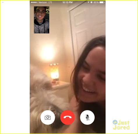 full sized photo of bailee madison emery kelly late night facetime 02 bailee madison and emery