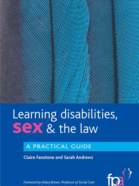 Learning Disabilities Sex And The Law Look Inside Human Sexual Activity Human Reproduction
