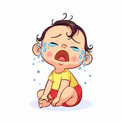 Crying Cry Clipart Child Cartoon Clip Release