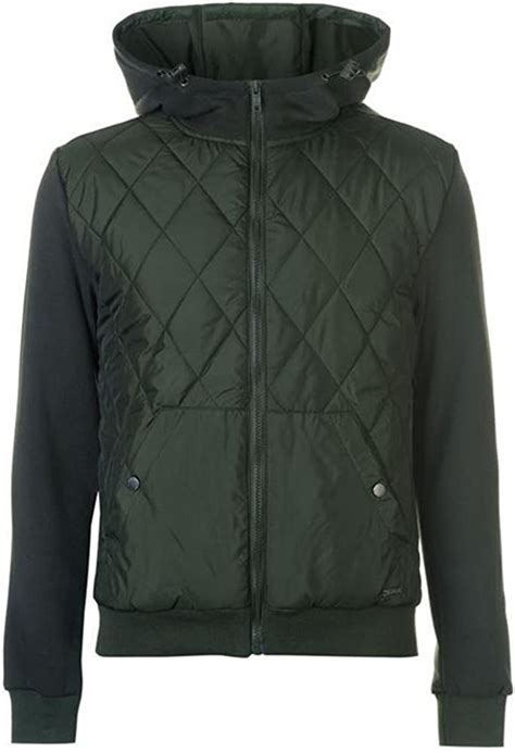 Pierre Cardin Mens Lightweight Quilted Fleece Full Zip Jacket Amazon