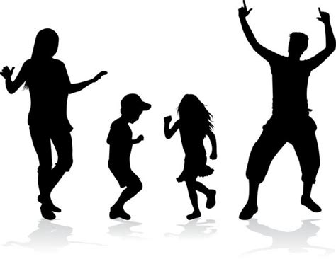 Dancing Silhouette Stock Vector Image By ©pablonis 54359889