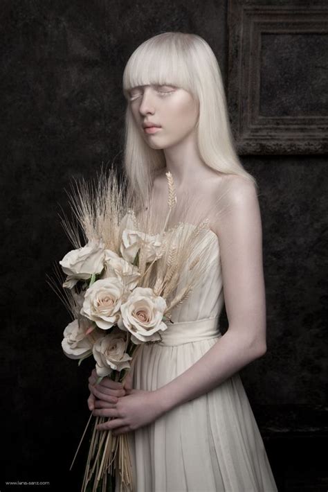 Blind Innocence Albino Girl Albino Model Albinism