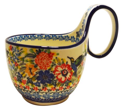 Bubble mugs that are perfect for coffee, tea, soup, and more! Soup Mug | Old World Polish Pottery